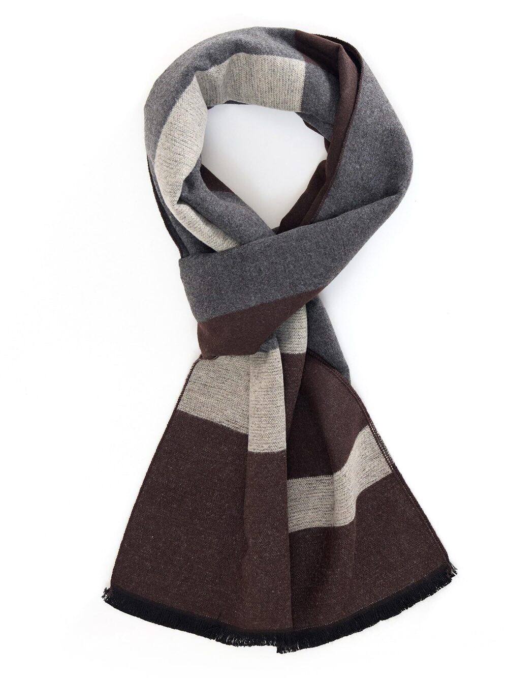 6524 Winter Warm Scarf Premium Cashmere Feel, Luxuriously Soft Long Plaid
